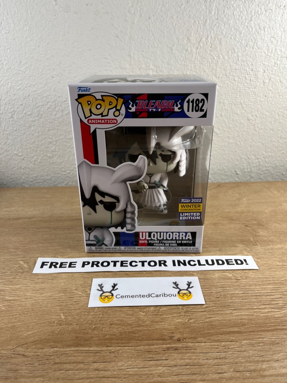 Ulquiorra Funko Pop #1182 Wintercon 2022 Gamestop Bleach Vaulted NEAR MINT